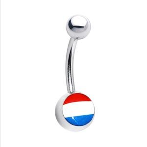 🆕 BOGO- Dutch Flag Belly Ring